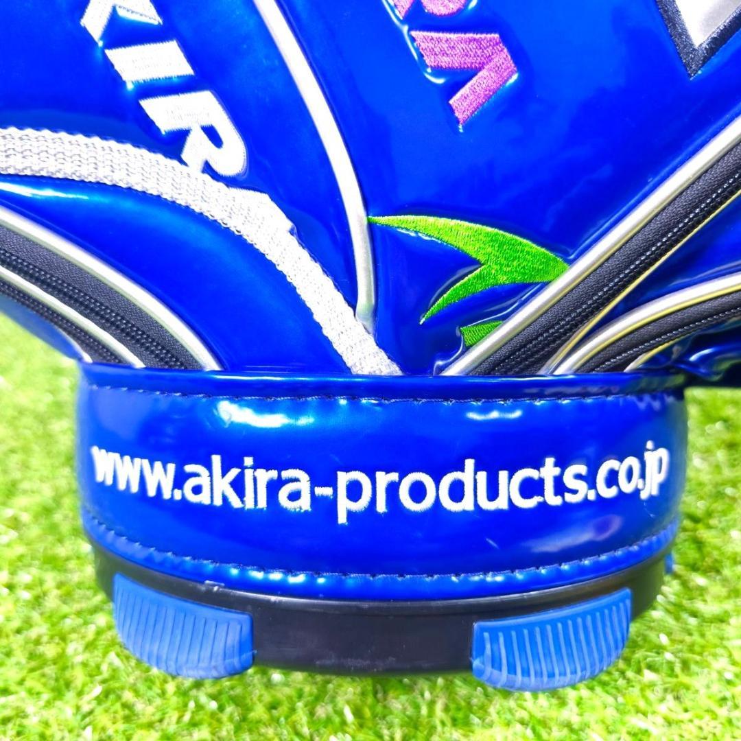 AKIRA 3点式 キャディーバッグ レア エナメル ブルー