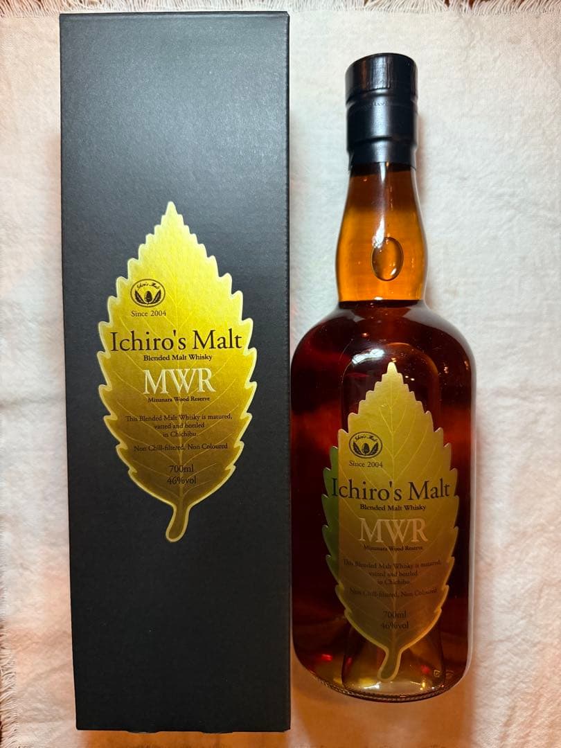 イチローズモルト　ミズナラ　新品未開封　箱付き　ジャパニーズウイスキー