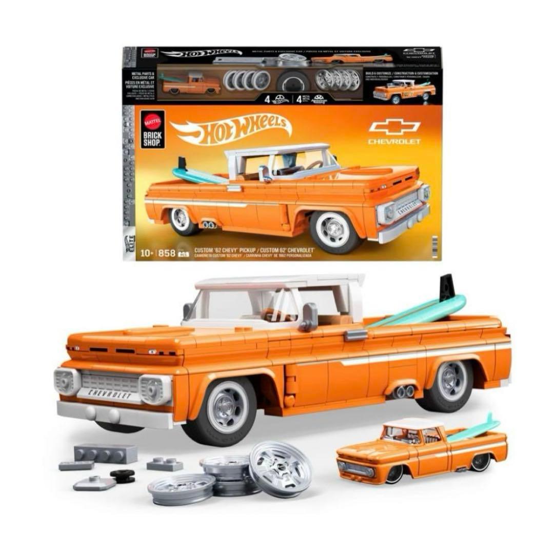 ホットウィール マテル ビルディングセット 62 シボレー ピックアップ
