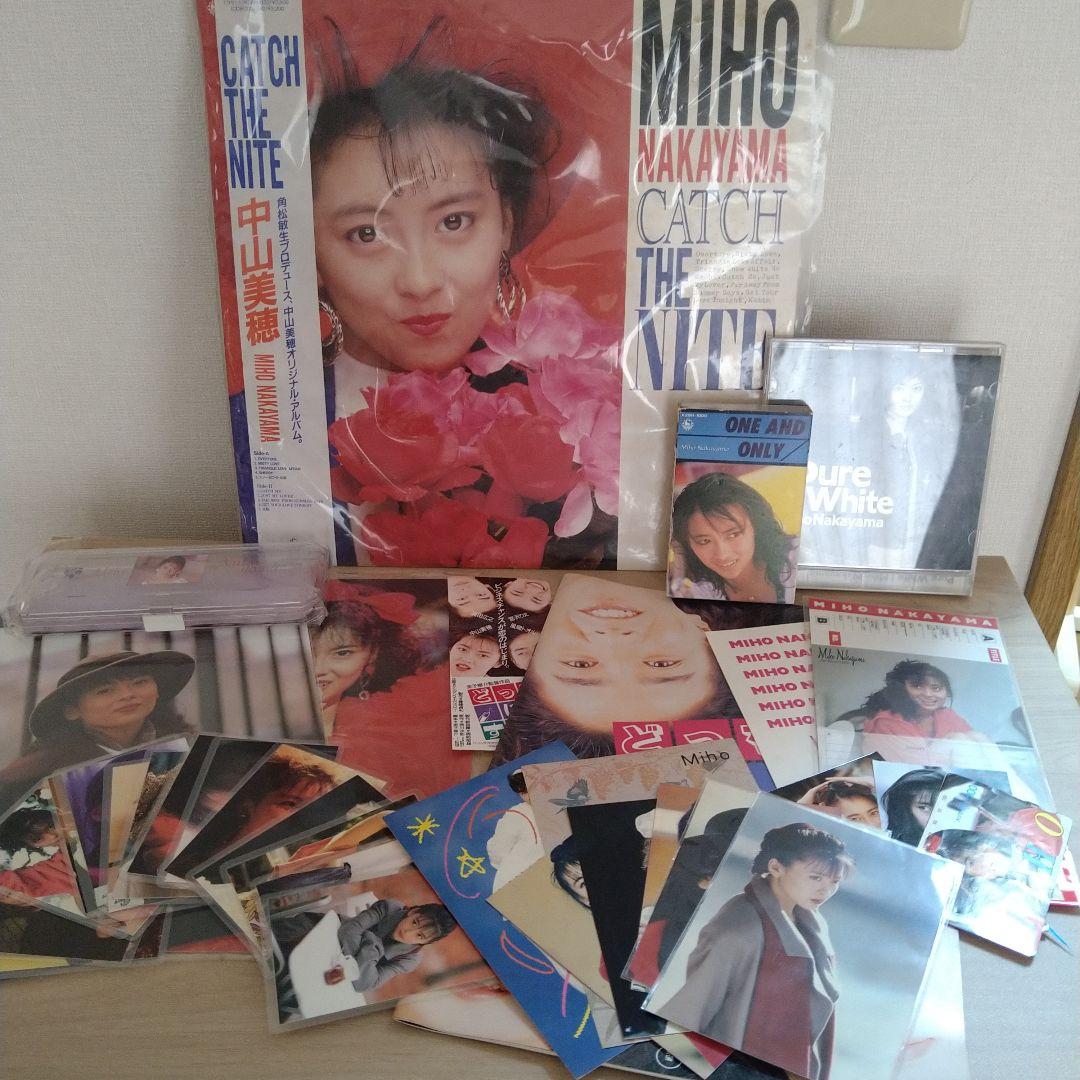 中山美穂　コレクション　1980年代　ラミネートカード　ペンケース etc.