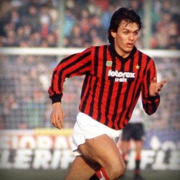 85-86 AC MILAN 選手用 ACミラン 当時物 ロッシ　マルディーニ