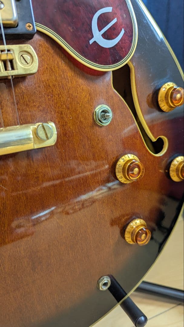Epiphone SheratonⅡ ビンテージ セミアコ gibsonロゴ