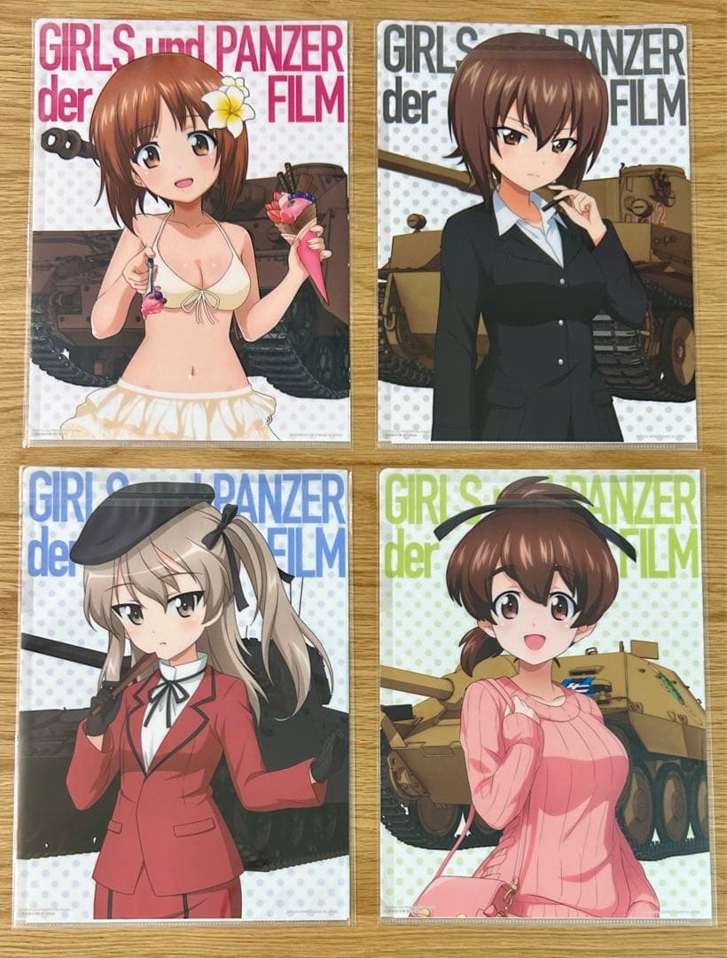ガールズ＆パンツァー　戦車道大作戦　クリアファイル　まとめ売り　ガルパン