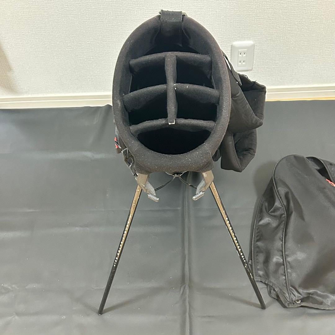 パーリーゲイツ キャディバッグ ブラック スタンド式