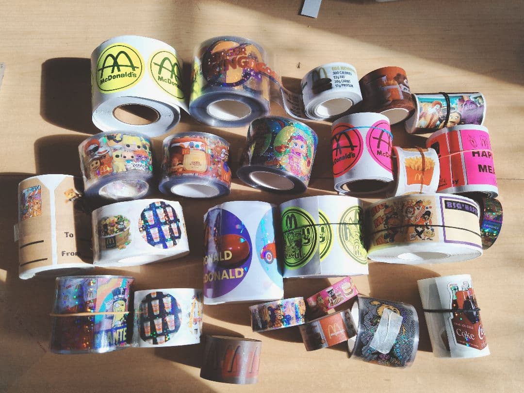 ロールシール、PETテープ、マスキングテープ　まとめ売り　25点