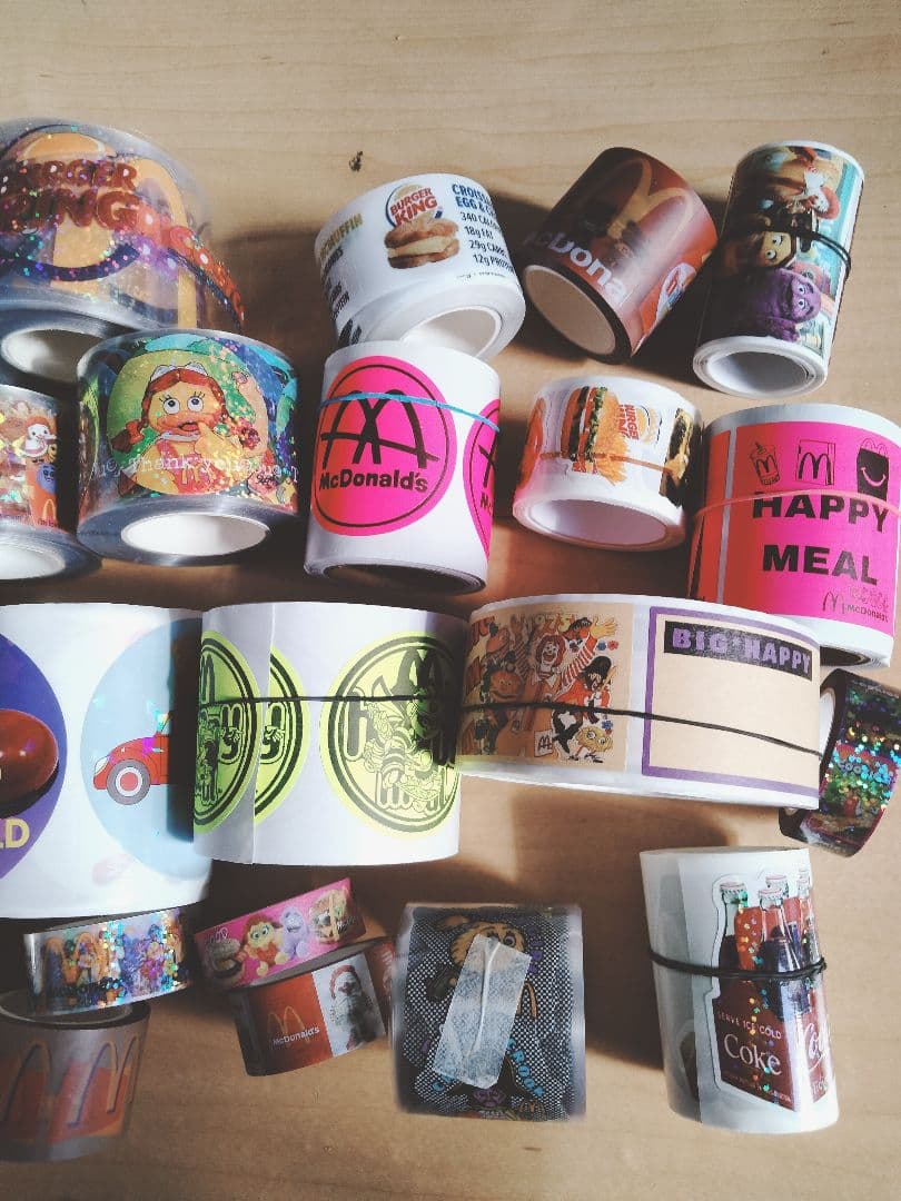 ロールシール、PETテープ、マスキングテープ　まとめ売り　25点