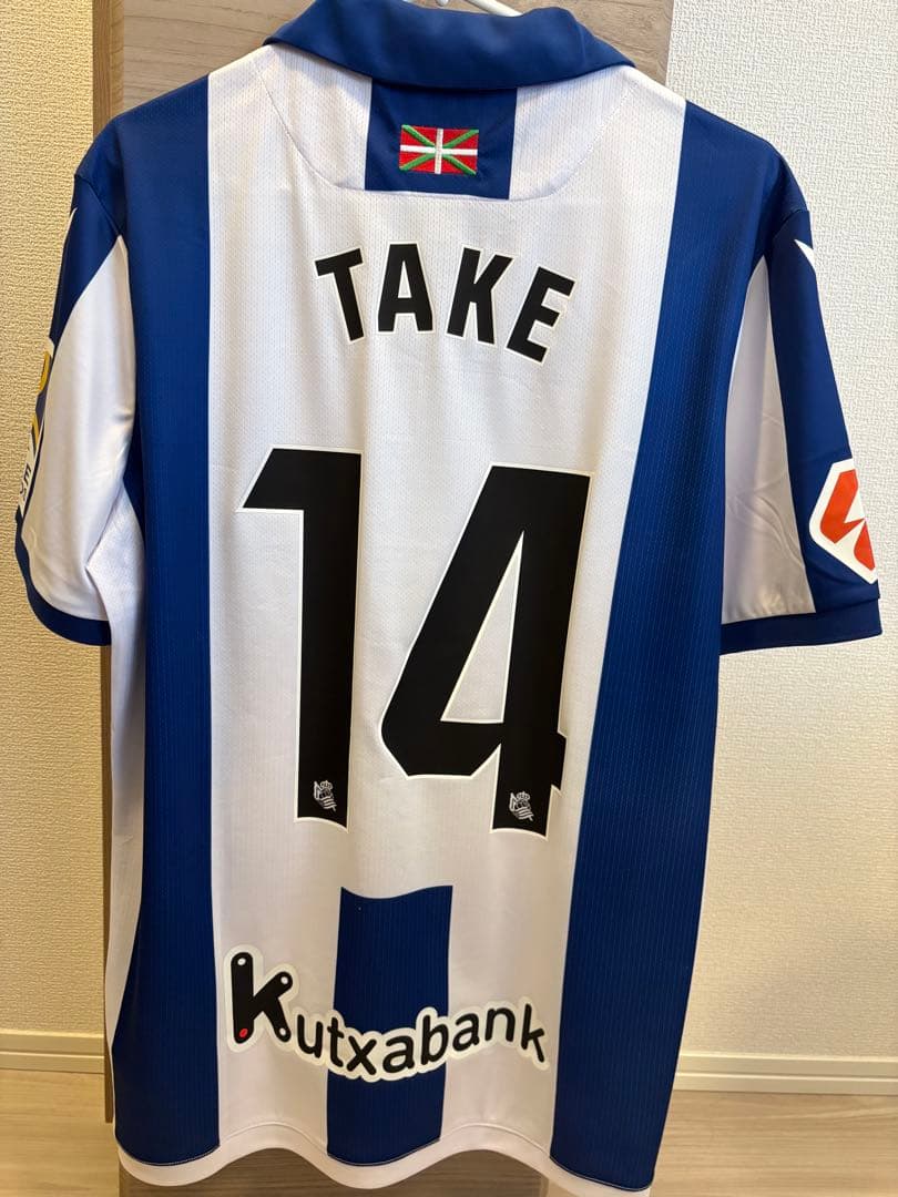 【⭐️未使用】公式 24/25 レアルソシエダ オーセンティックM TAKE 14