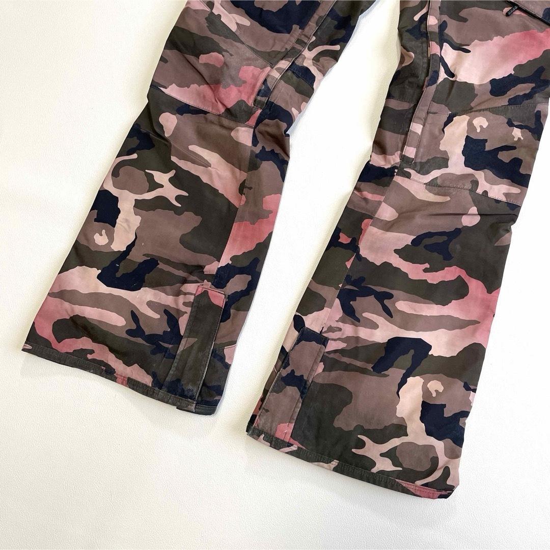 6671 ボルコム　パンツ　迷彩柄　ゴアテックス　カモフラ　スノボ　レディース