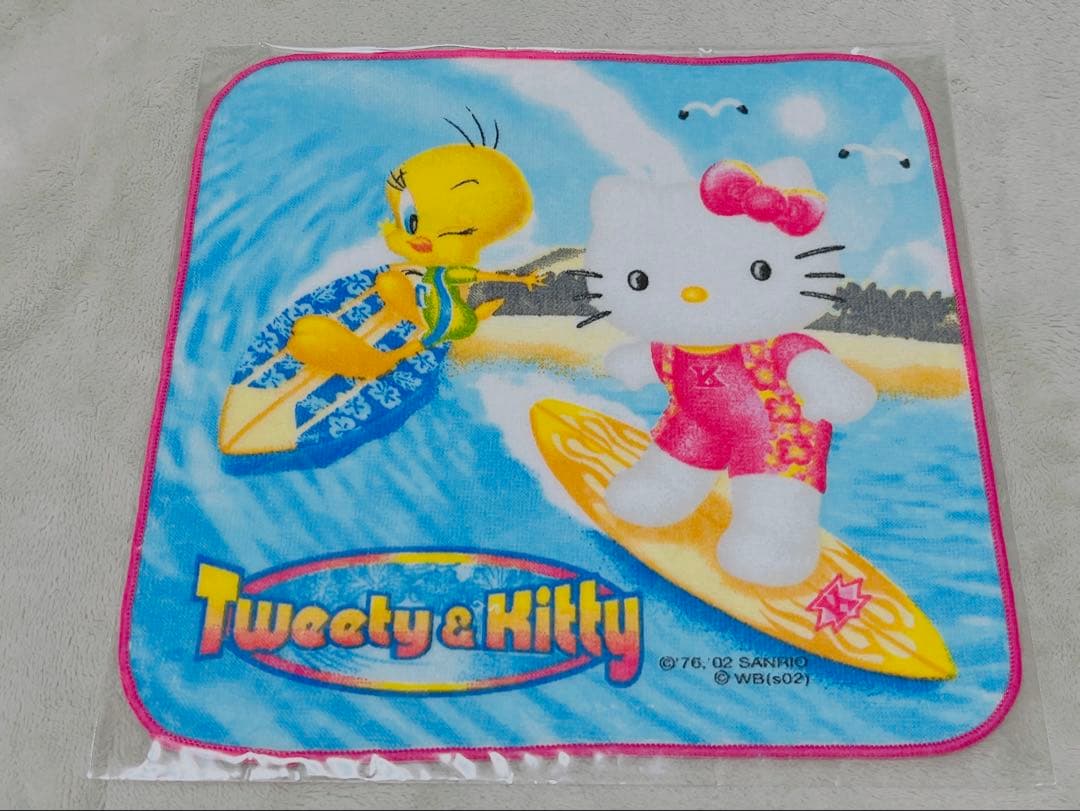 ハローキティ トゥイーティー プチタオル 2002