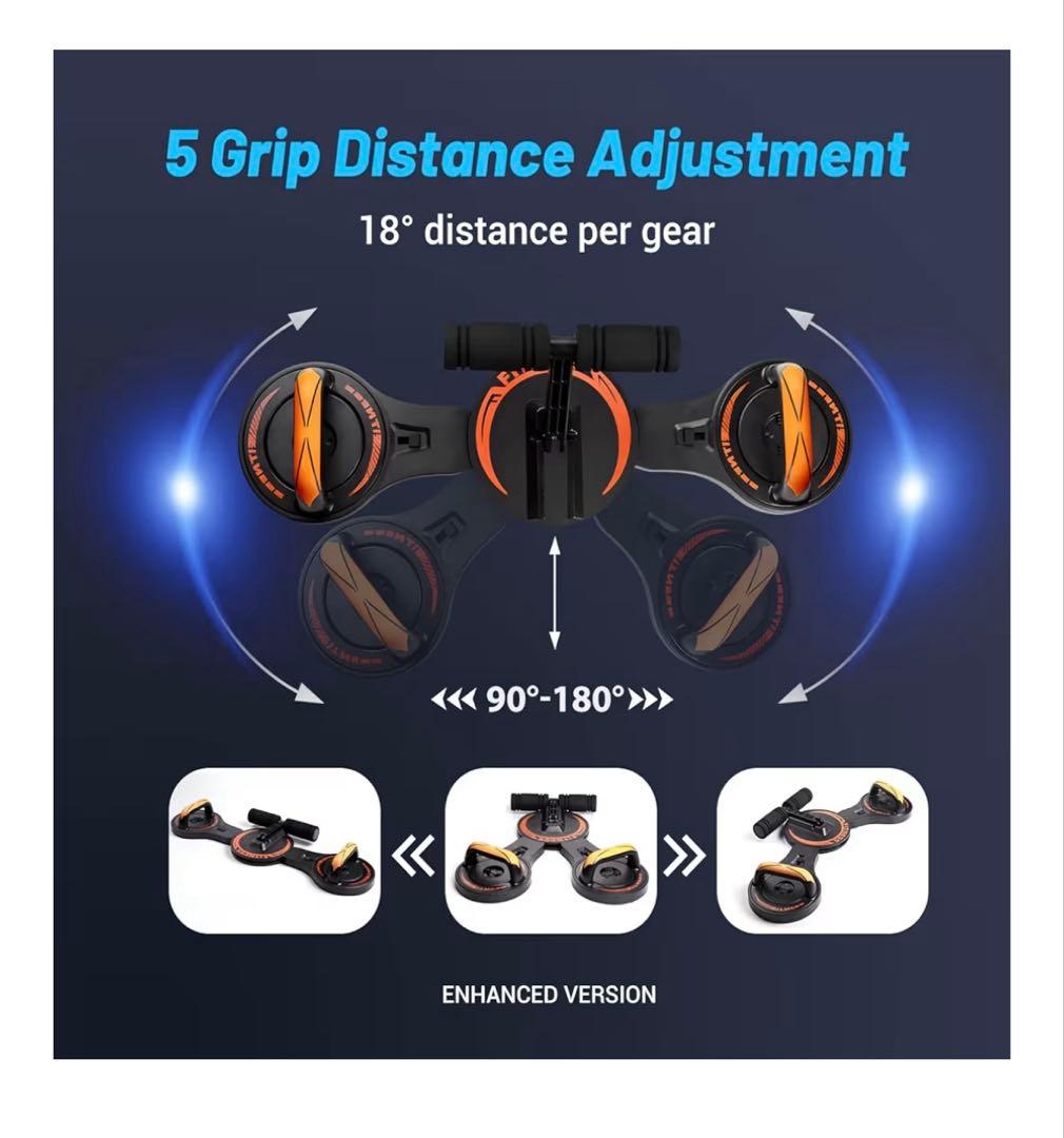 アップグレード プッシュアップボード 多機能 2イン1 プッシュアップバー