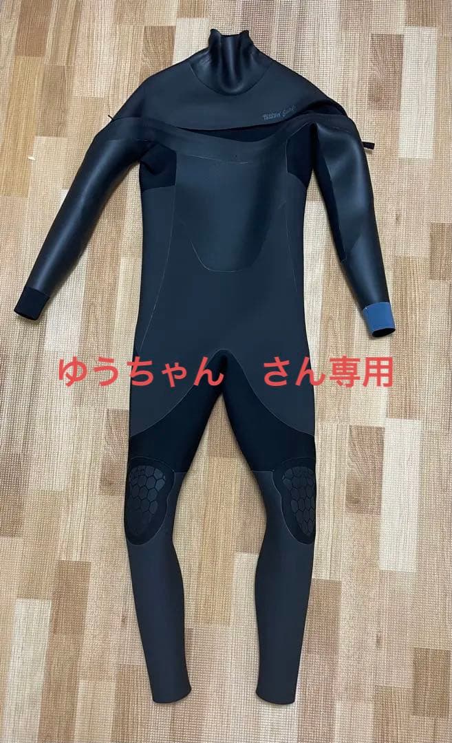 FELLOW メンズ セミドライ ロングチェストジップ フルスーツ　5×3mm