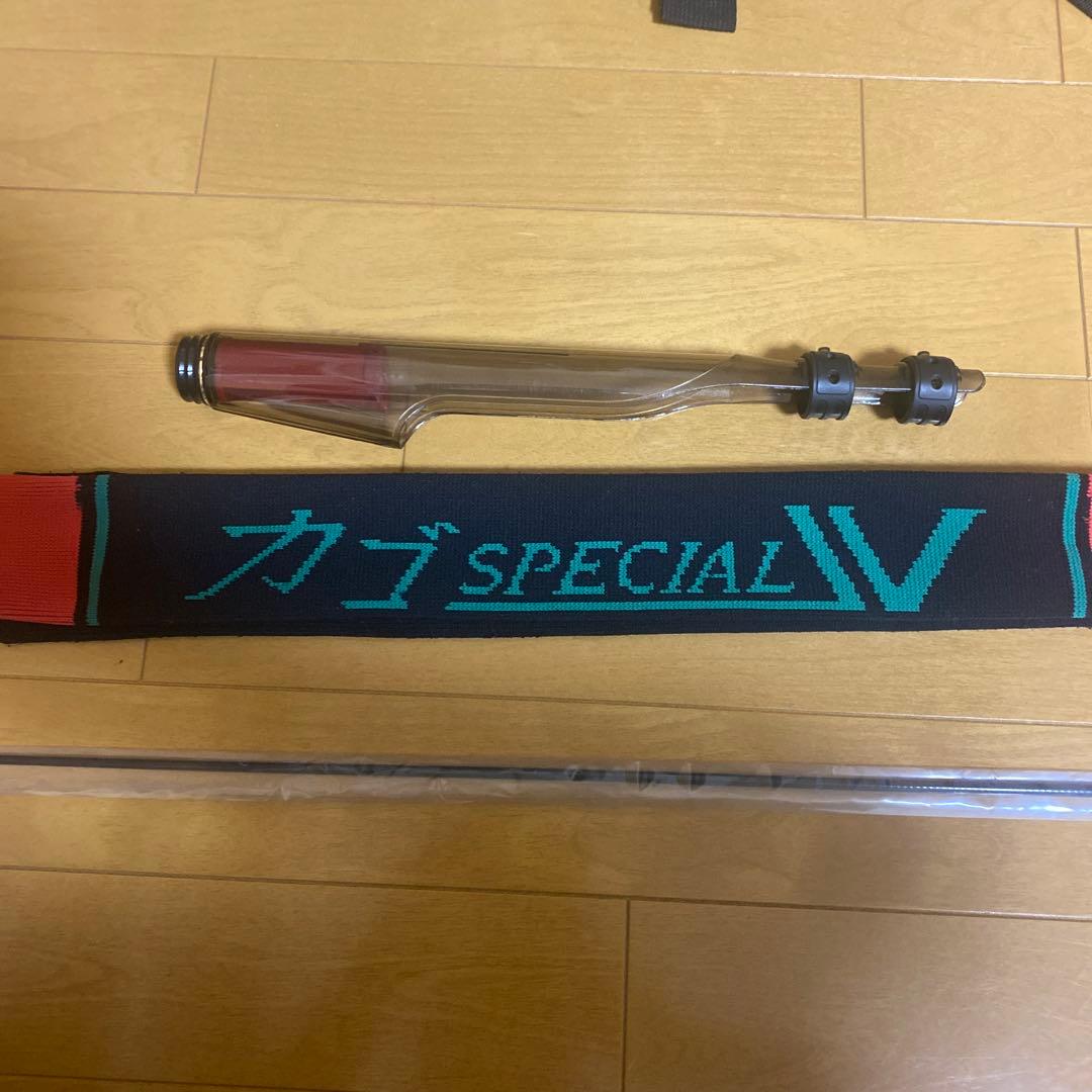 カゴスペ４　ガイドケース＆竿袋＆新品竿先