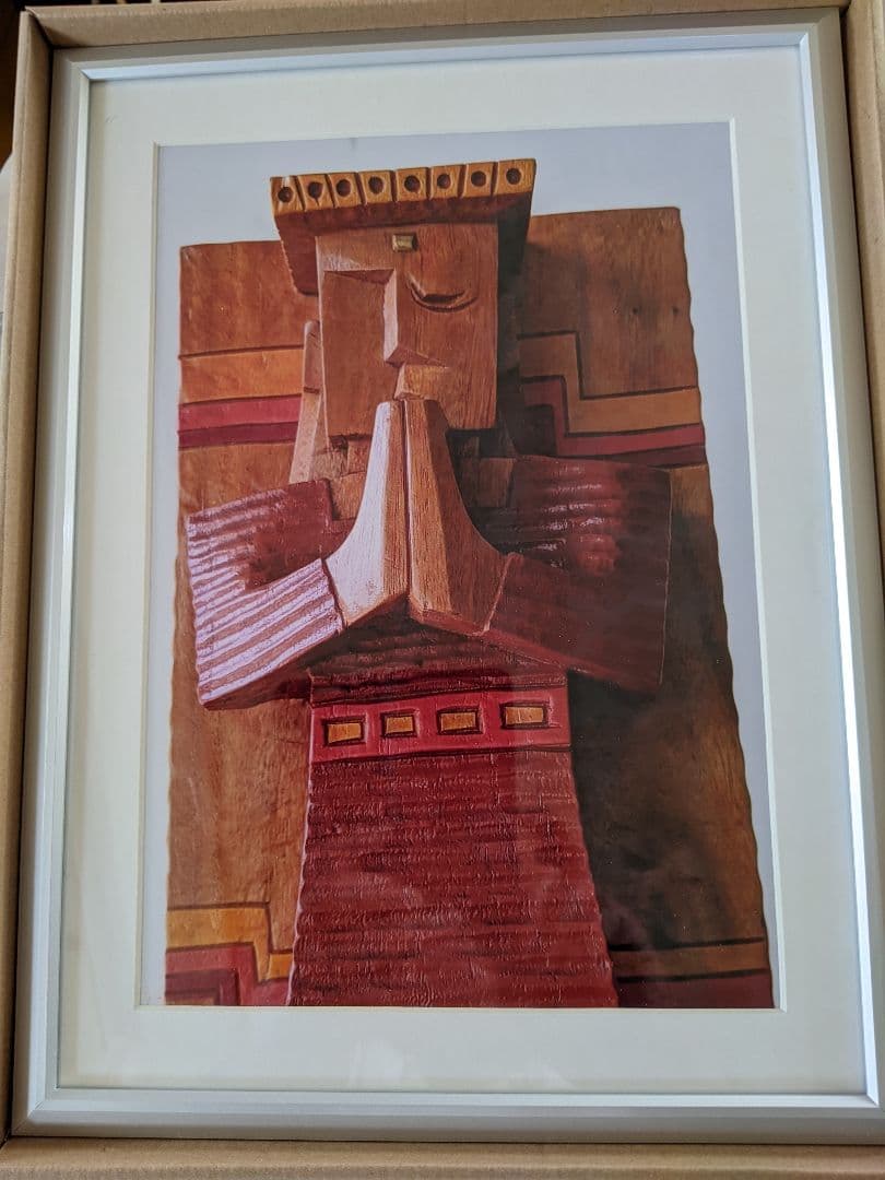 あなたの心つかみます、平和観音さま　　　彫刻家　岩村一博　A4サイズ100/1