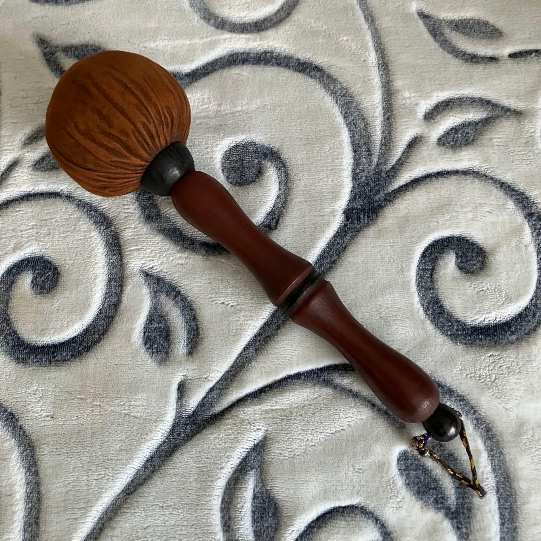 茶道具 銅鑼 ドラ ばち付