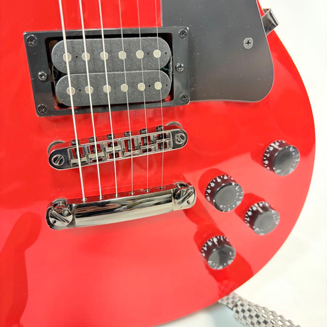 未使用　MAISON レスポールカスタム　レッド　ギブソンヘッド　セットネック