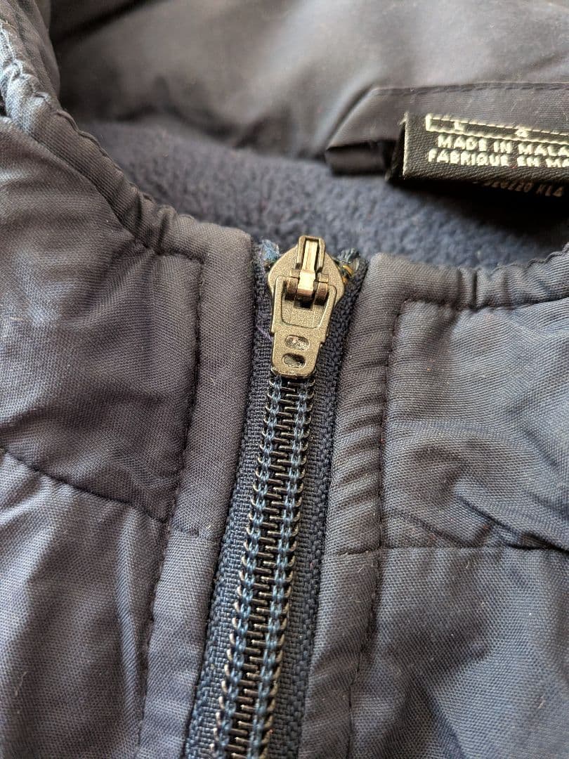 ヴィンテージNike01/02インテルハーフベンチコートネイビー