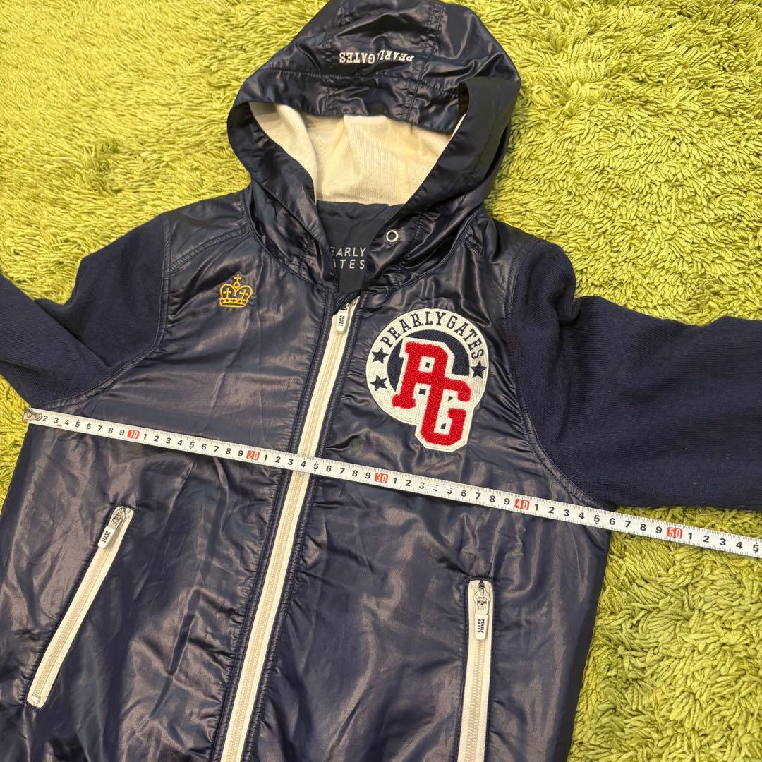 パーリーゲイツ PEARLYGATES ジップジャケット ワッペン ネイビー 0