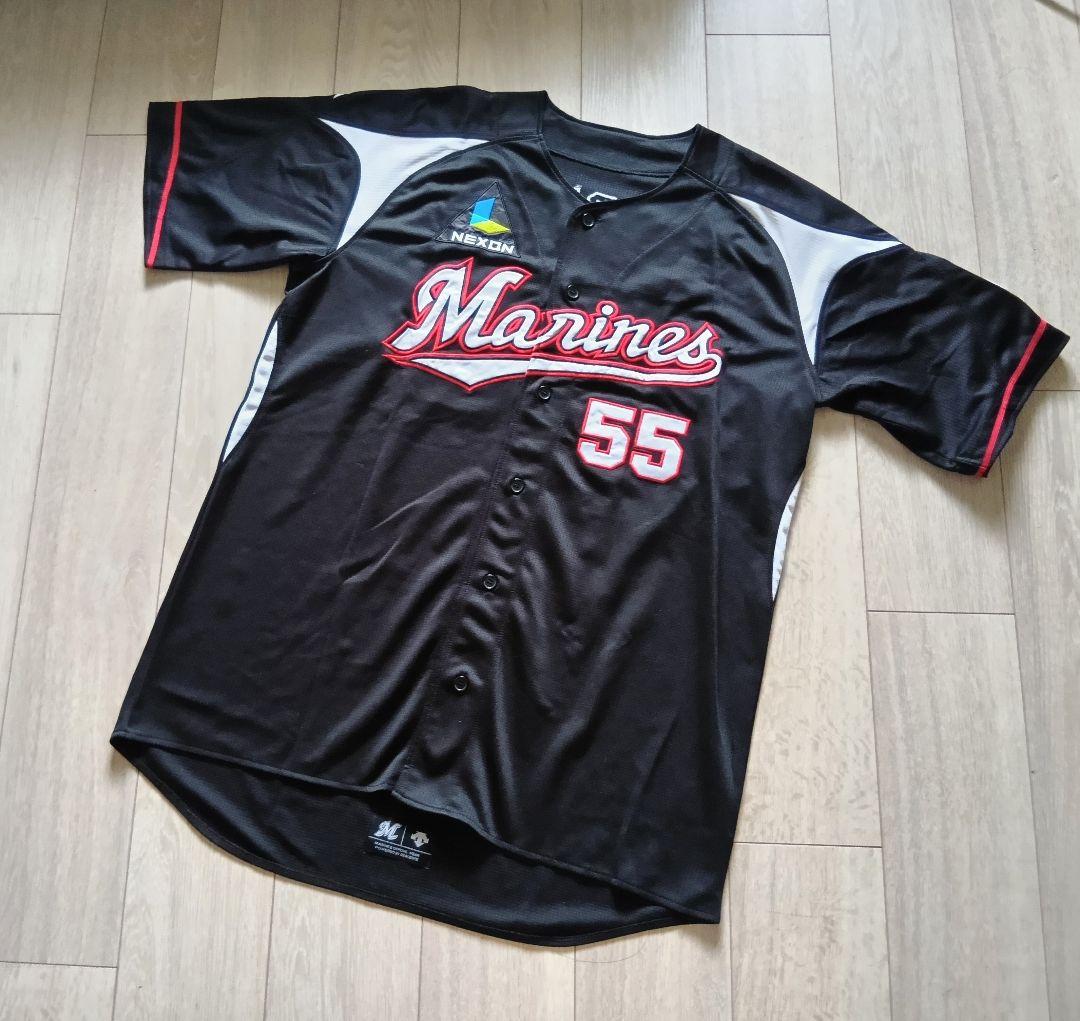 【レア】ロッテ　マリーンズ　スタンリッジ　ユニフォーム　デサント　フリー