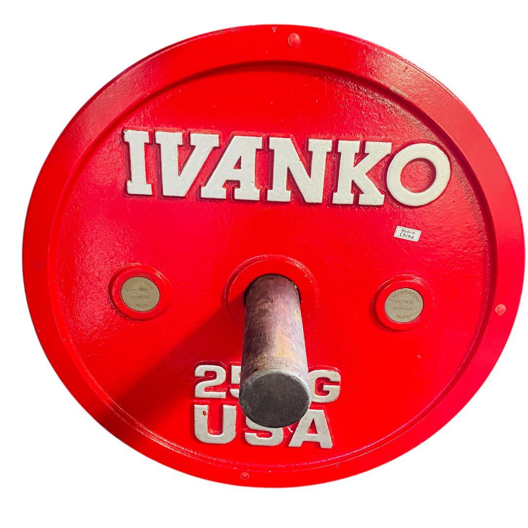 IVANKO バーベルプレート 25kg 2枚