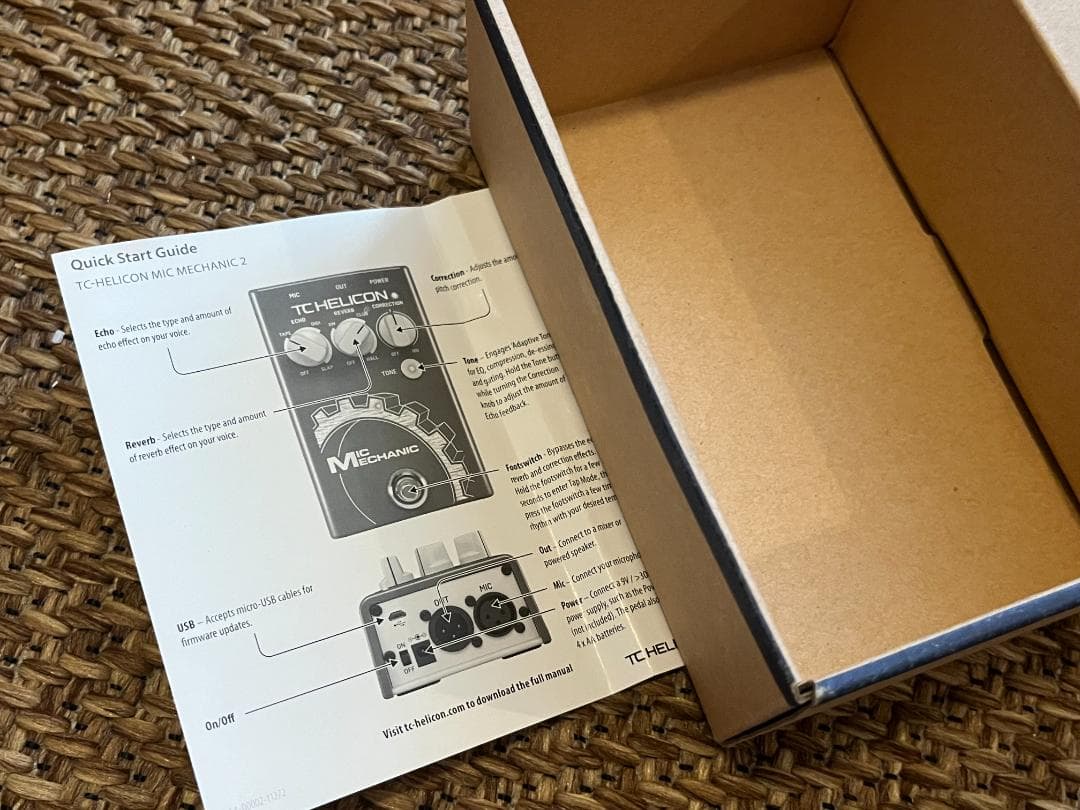 【美品】TC HELICON MIC MECHANIC 2