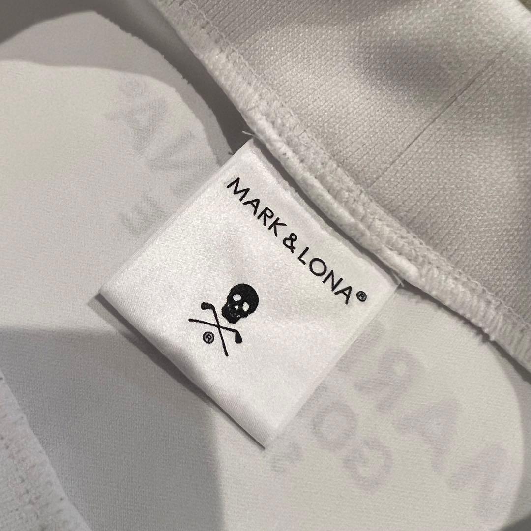 MARK&LONA マークアンドロナ　モックネック　半袖シャツ　ロゴ　XL 50