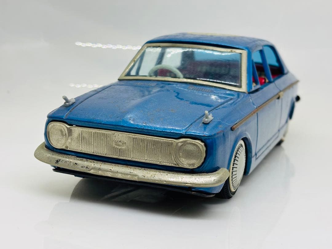 ミ*読様 野村トーイ当時物ブリキ☆トヨタカローラ 1100大型27㎝1968年製