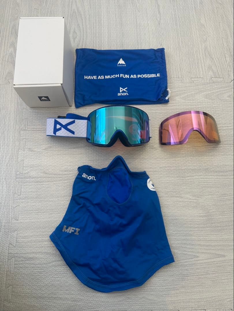 【新品】BURTON anon ゴーグル M6 スペアレンズ付き