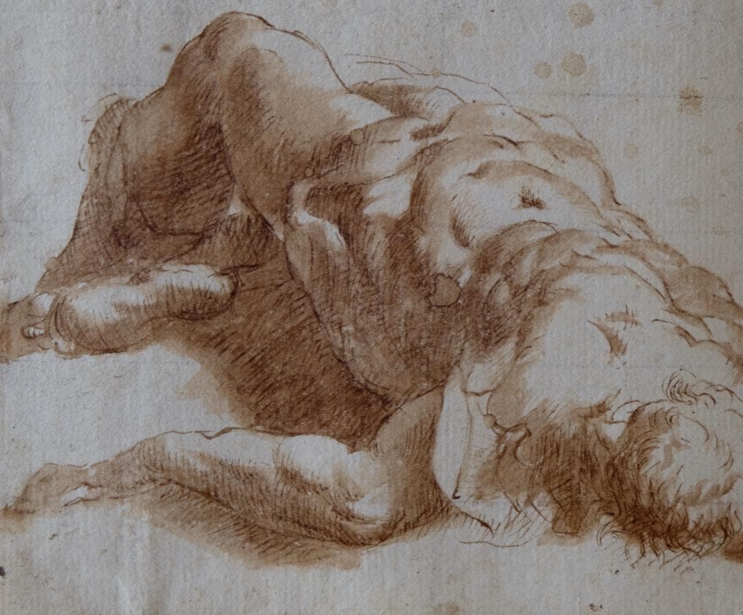 ☆素描☆ 十字架から降ろされたイエス　17世紀イタリア