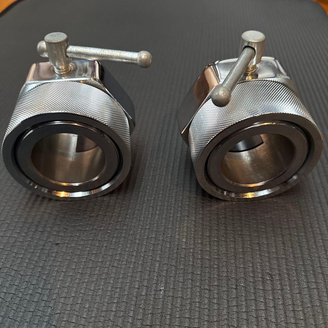 GYMWAY バーベルカラーシルバー50mm