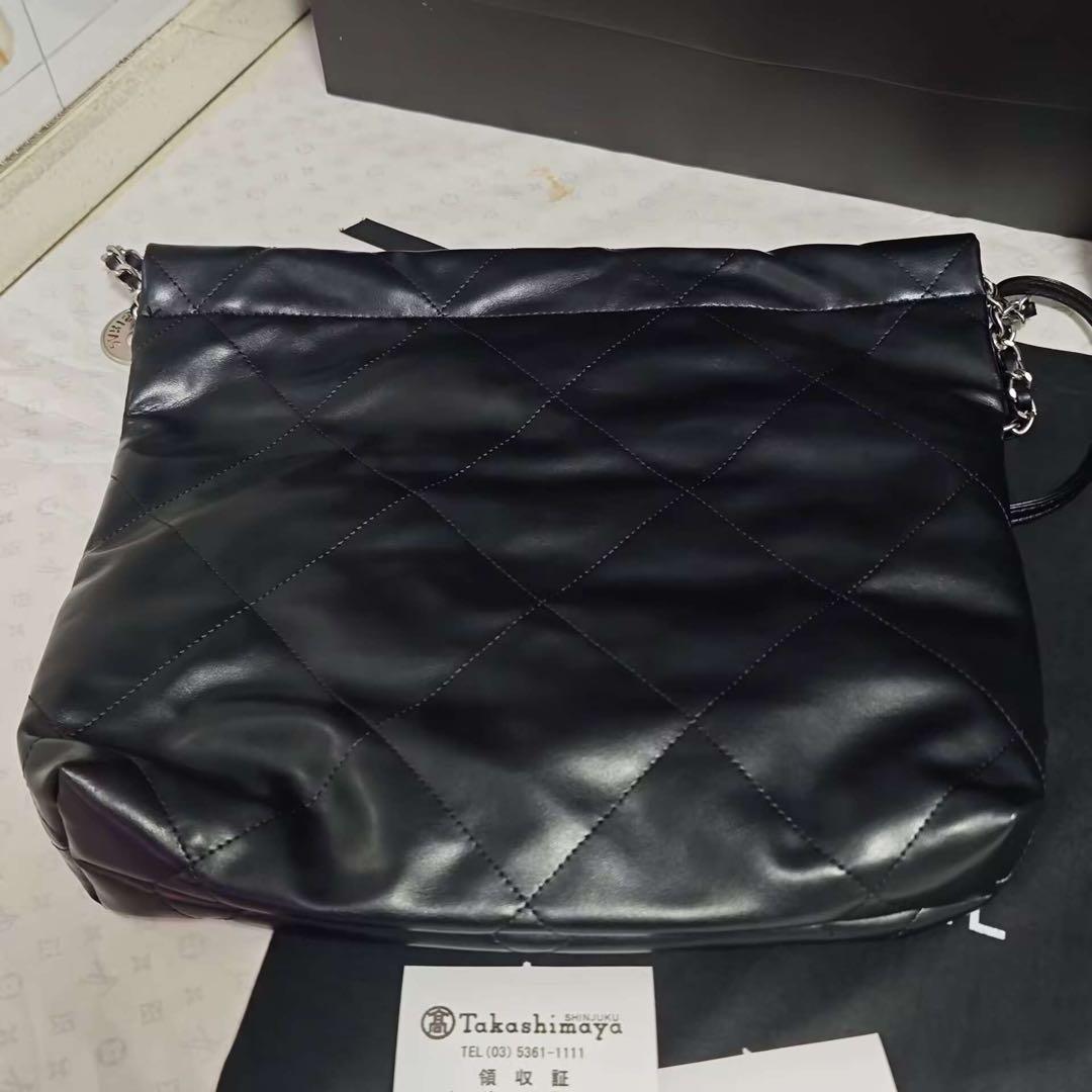 非売品 ブラックレザーショルダーバッグ