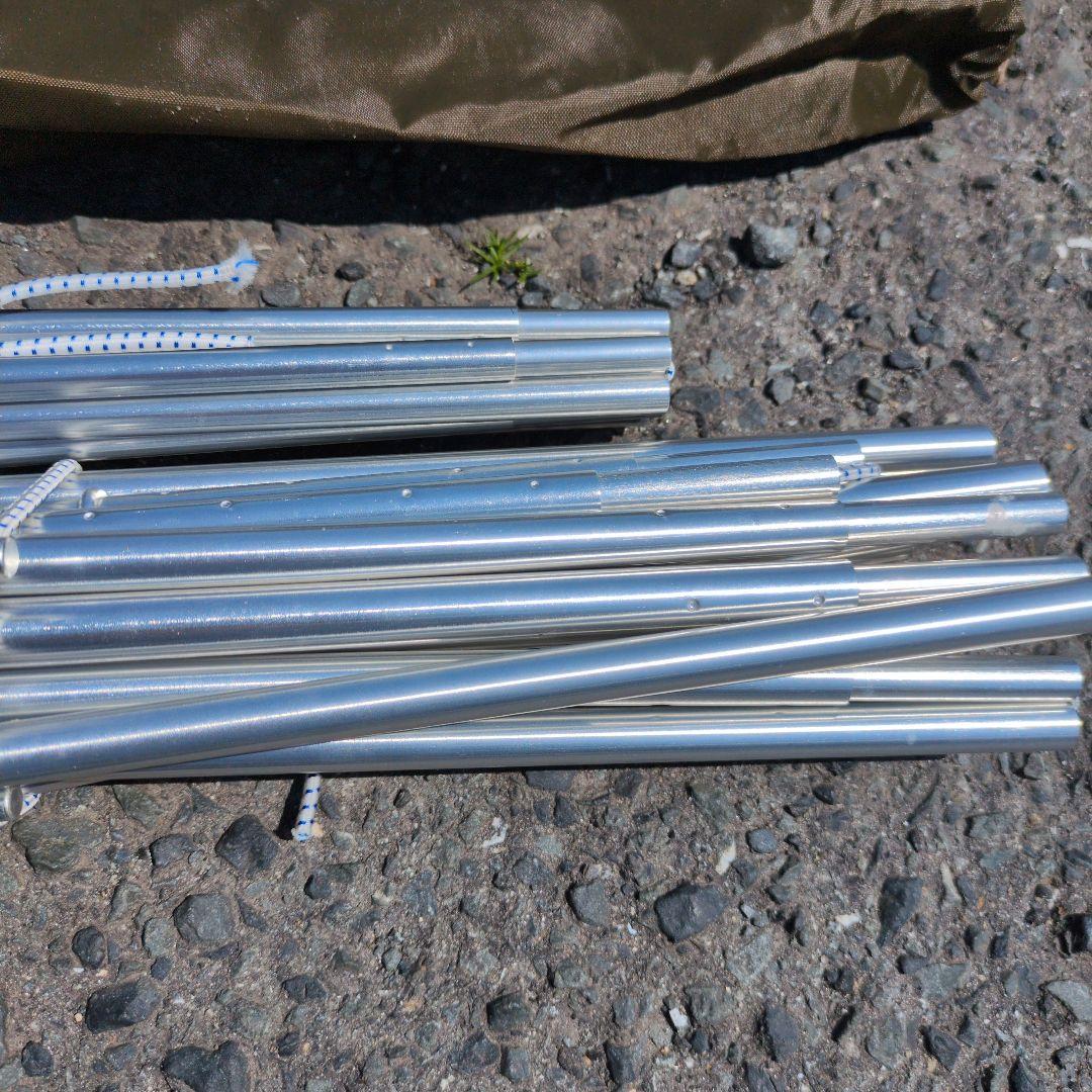 【美品】Coleman アテナワイドツーリング 130 バイク グランドシート付