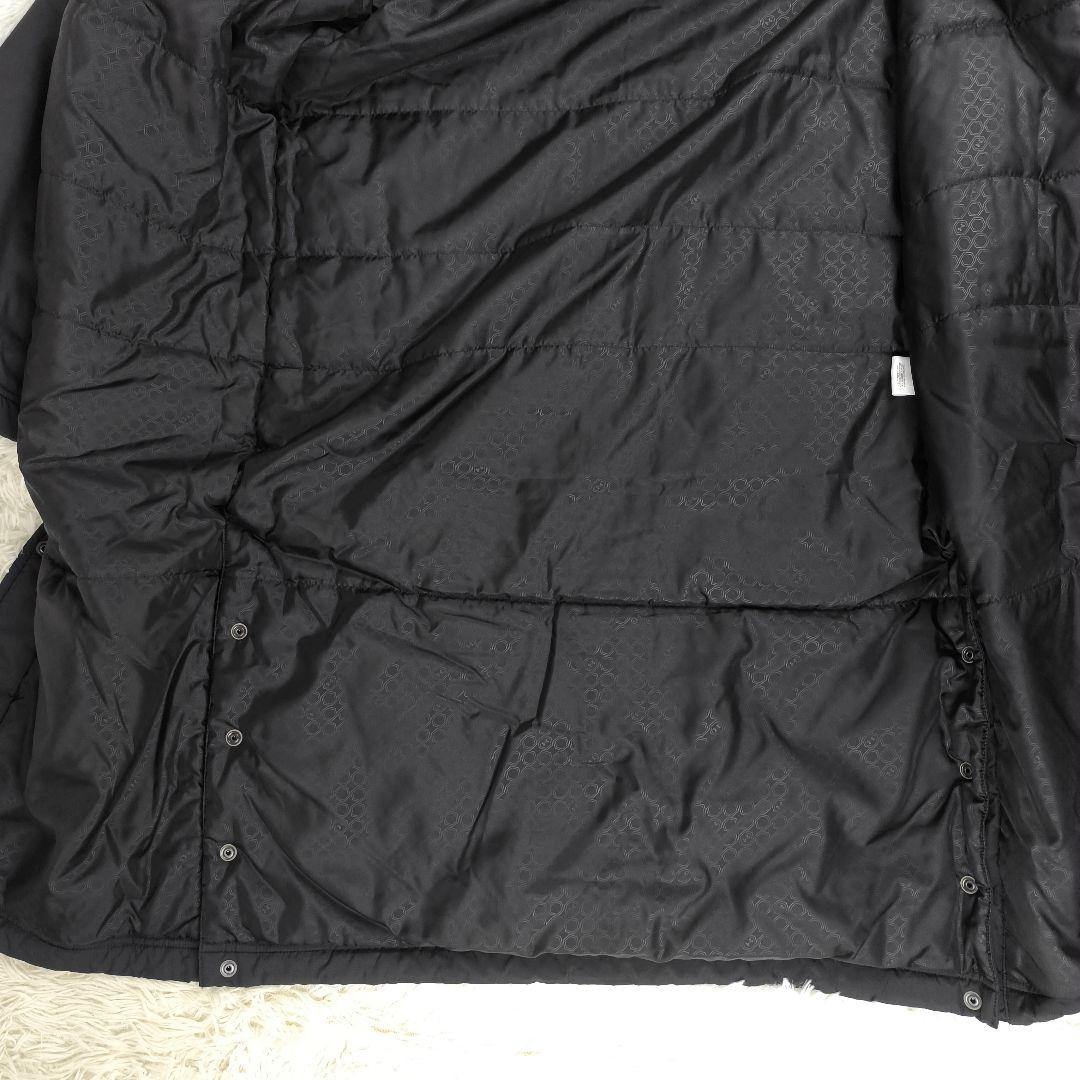 極美品✨ UNDER ARMOUR アンダーアーマー ベンチコート ロゴ刺繍 黒