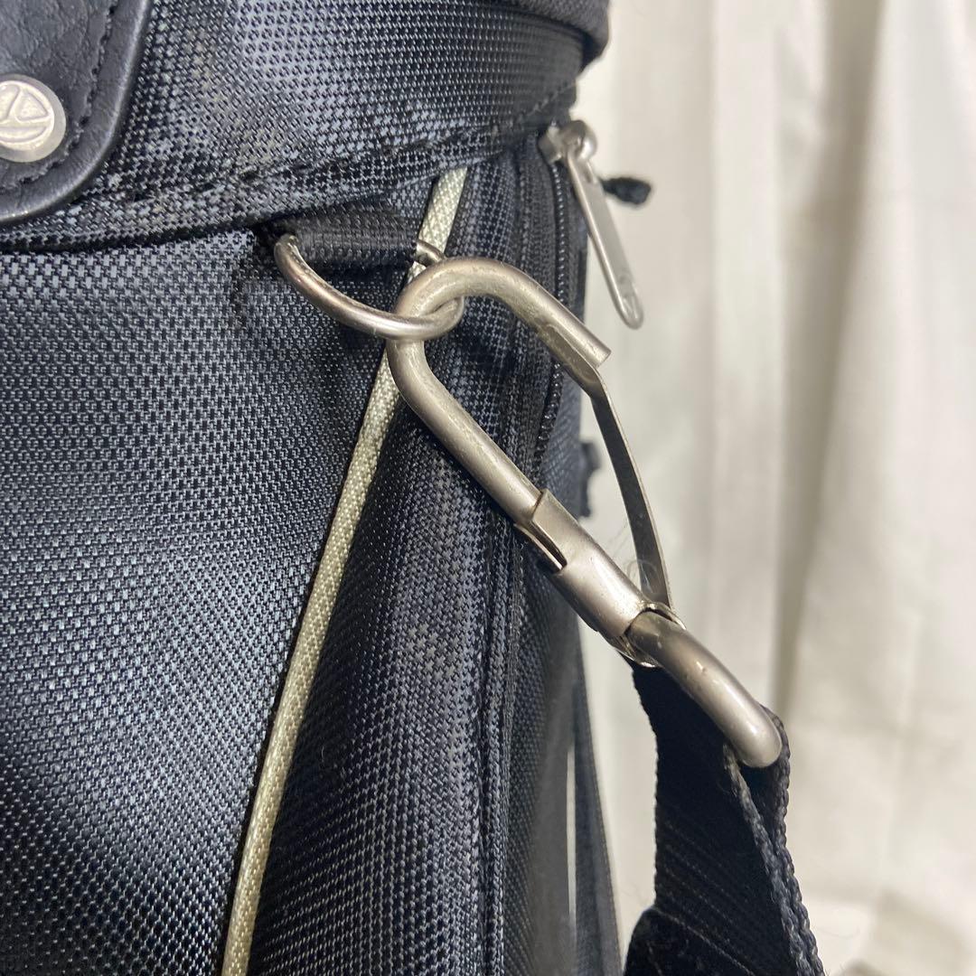 TaylorMade キャディバッグ 黒　白　ゴルフバッグ　テーラーメイド