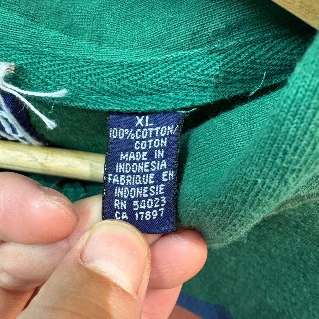 90s OLD GAP ラガーシャツ オールドギャップ ポロシャツ 長袖