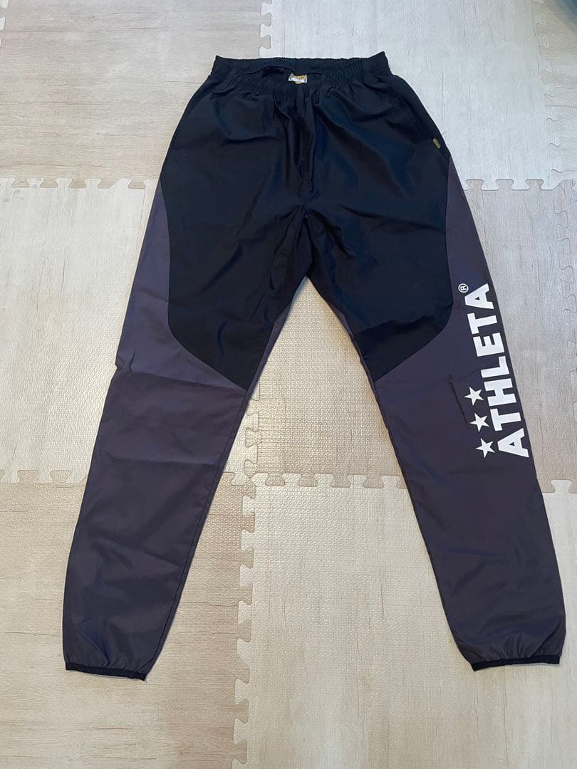 ATHLETA ピステ上下 Lサイズ ブラック　冬用ウェアセットアップ　Mサイズ