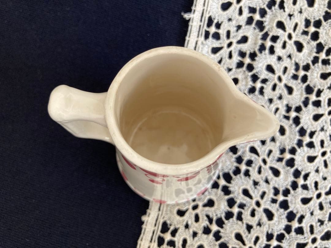 フランスアンティーク クレイユモントロー ミルクピッチャー