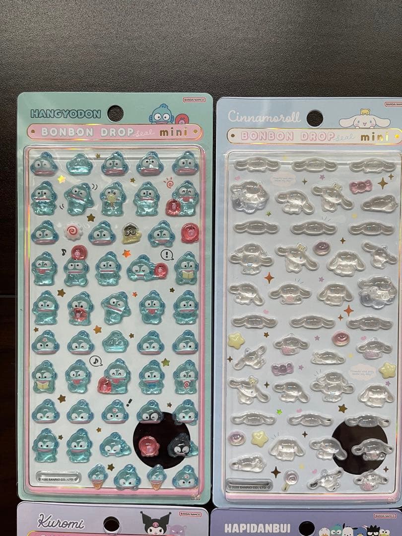 イオン購入品 サンリオボンボンドロップシールmini 8セット