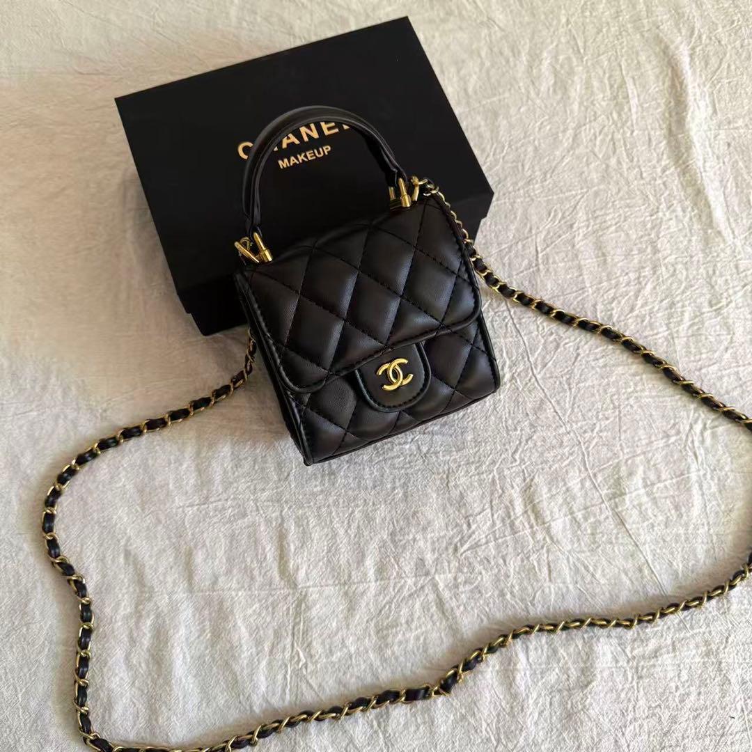 VIP限定 ノベルティ ミニ チェーン ショルダーバッグ ブラック