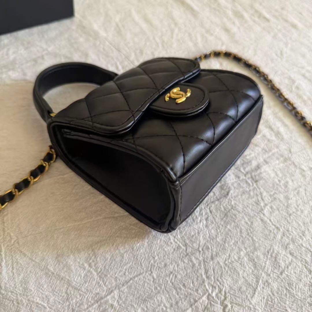 VIP限定 ノベルティ ミニ チェーン ショルダーバッグ ブラック