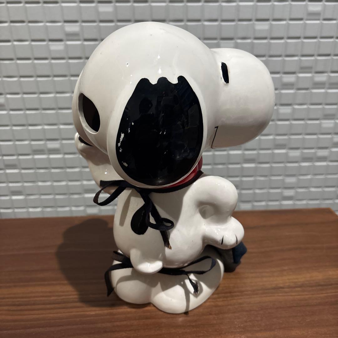 SNOOPY スヌーピー シューシャインキット 陶器 レトロ レア 希少 デニム