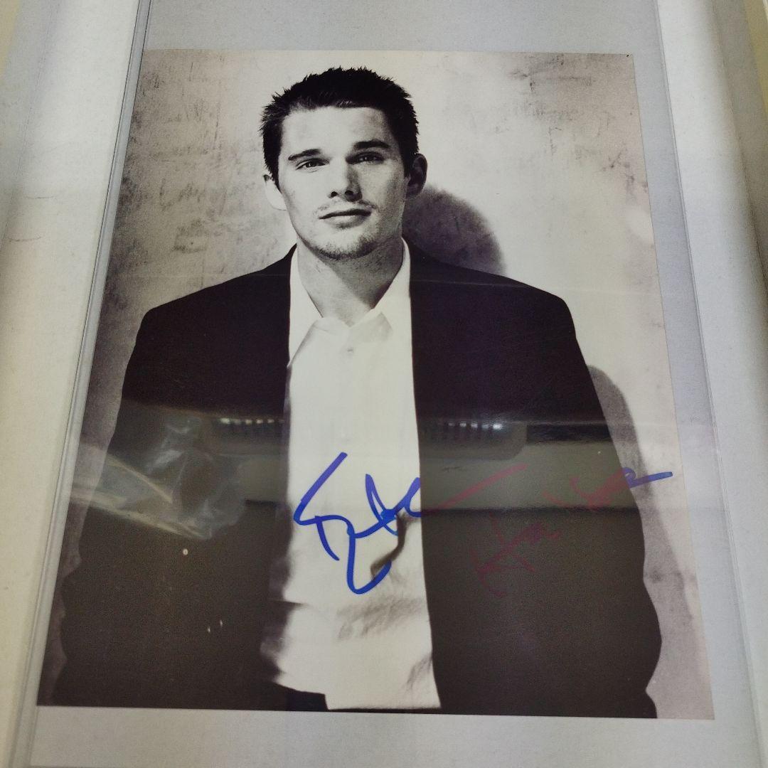 ハリウッド　イーサン・ホーク　直筆サイン入り8Ｘ10 フォト　証明書付き