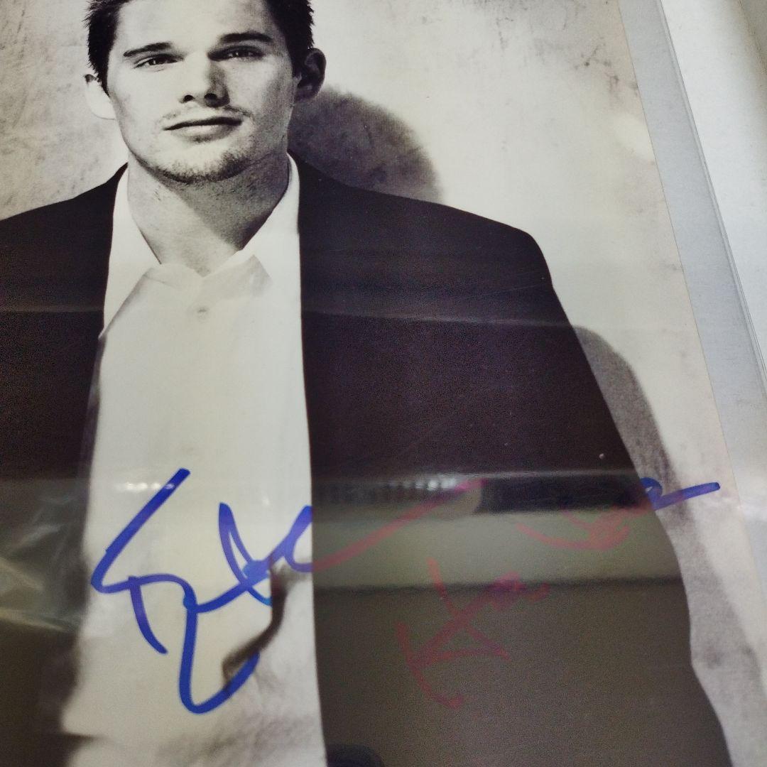 ハリウッド　イーサン・ホーク　直筆サイン入り8Ｘ10 フォト　証明書付き