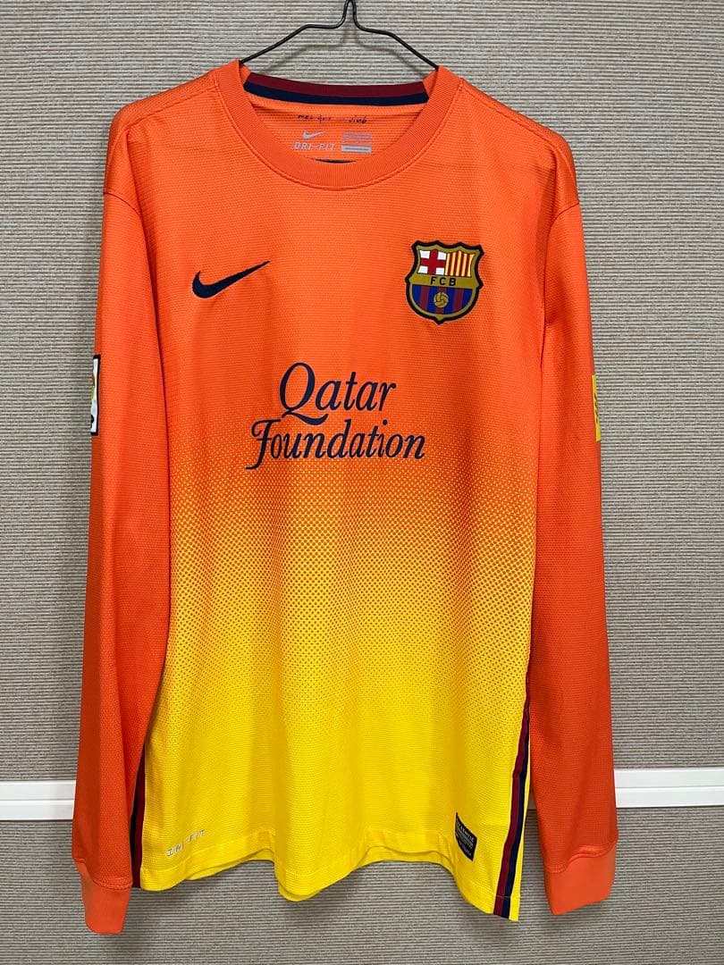 バルセロナ　FC Barcelona 12/13 アウェイユニフォーム　長袖