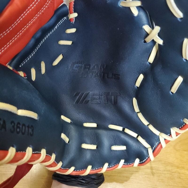 ZETT 日本製 限定カラー 旧ラベル レア ファーストミット 軟式グローブ