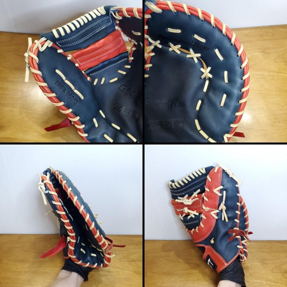 ZETT 日本製 限定カラー 旧ラベル レア ファーストミット 軟式グローブ