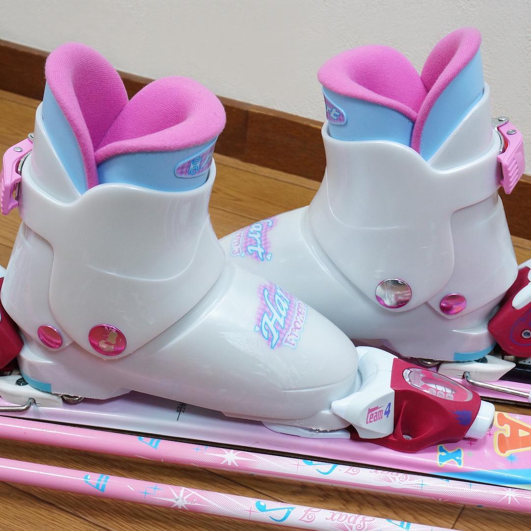 メンテ済 106cm 靴20cm KAZAMA スキーセット (110