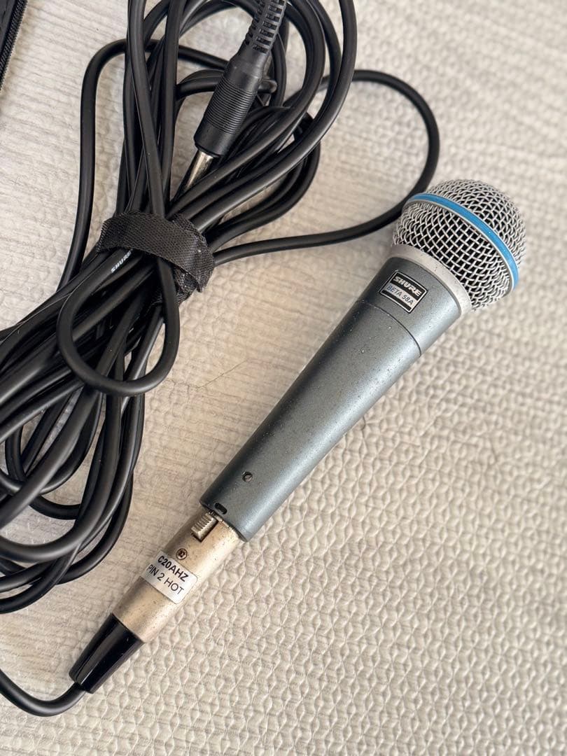 便利セット★お値下可SHURE BETA58A C20AHZボーカルマイクセット