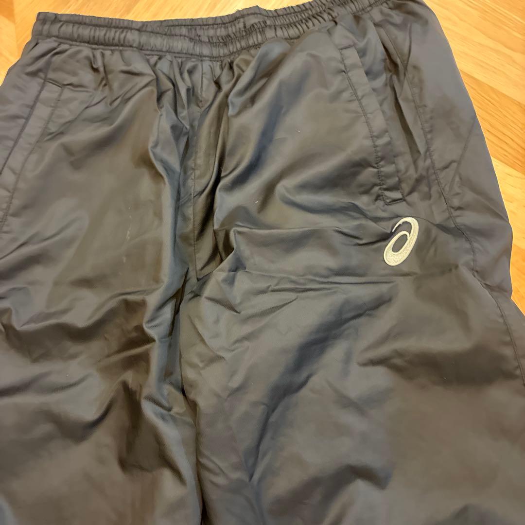 ASICS ウィンドブレーカーセット ブラック/ブルー