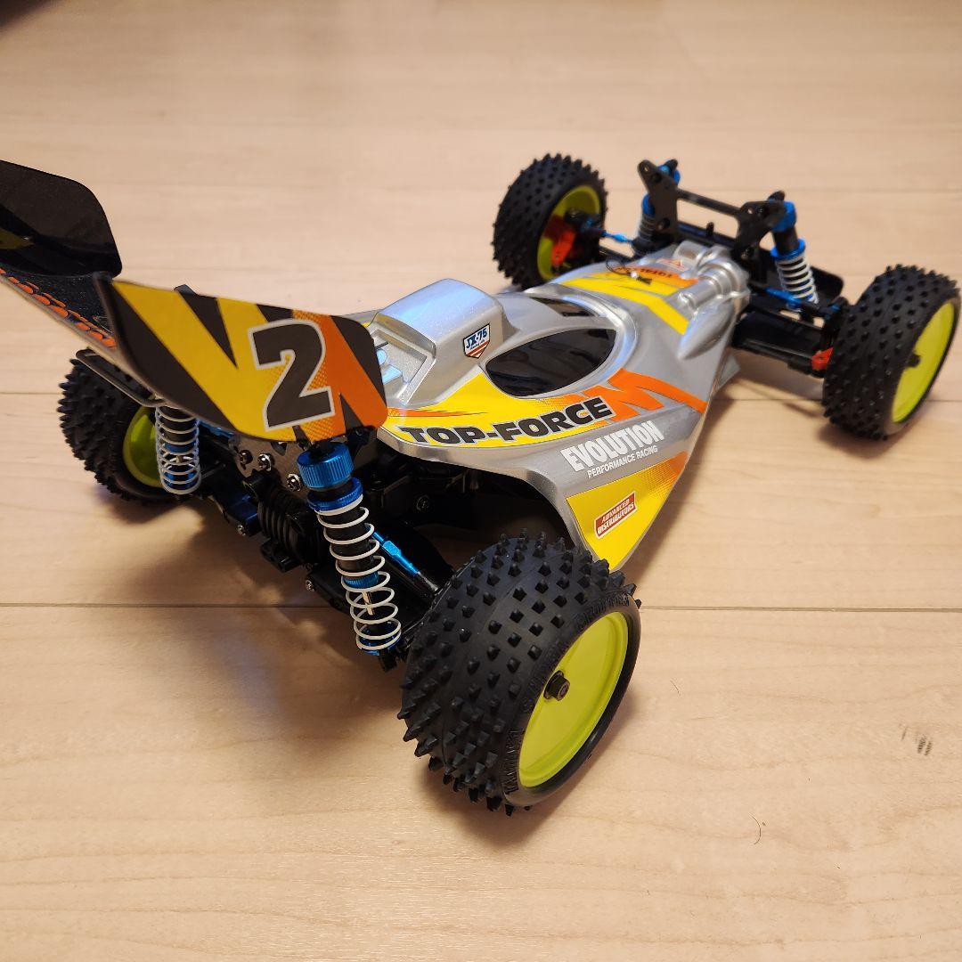 【美品】タミヤ トップフォース メカ＆OPパーツ多数付 EVO仕様 プロポセット