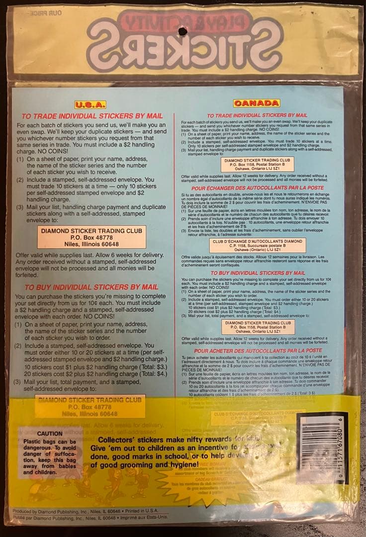 1991 WWF Superstars シール アルバム 新品未開封